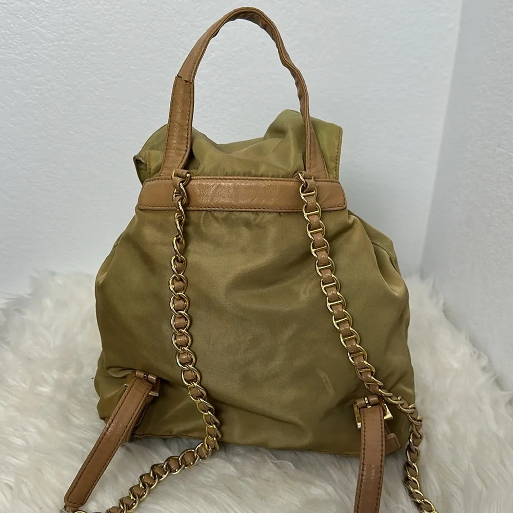 💯 Authentic Prada Beige Drawstring Backpack🍀 - Picture 6 of 16